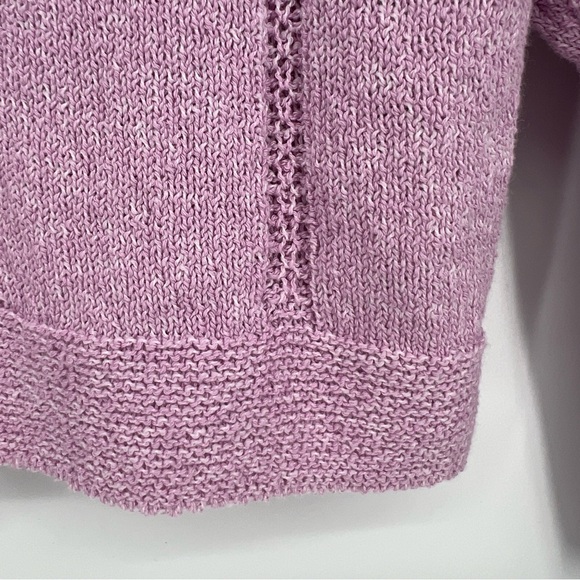 M&S | Size 14 XL Cool Pink Sweater | Textured Knit | Puff Sleeve | Soft - Picture 7 of 15
